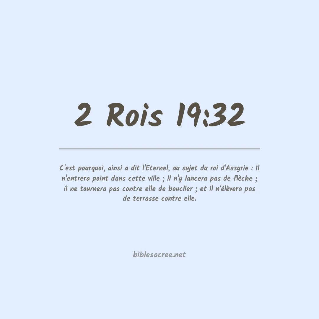 2 Rois - 19:32