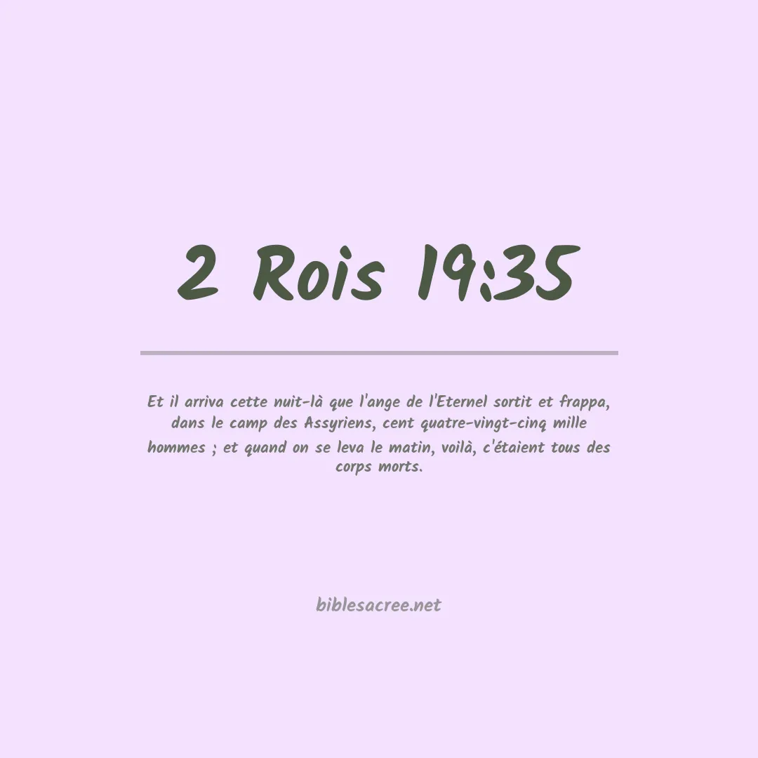2 Rois - 19:35