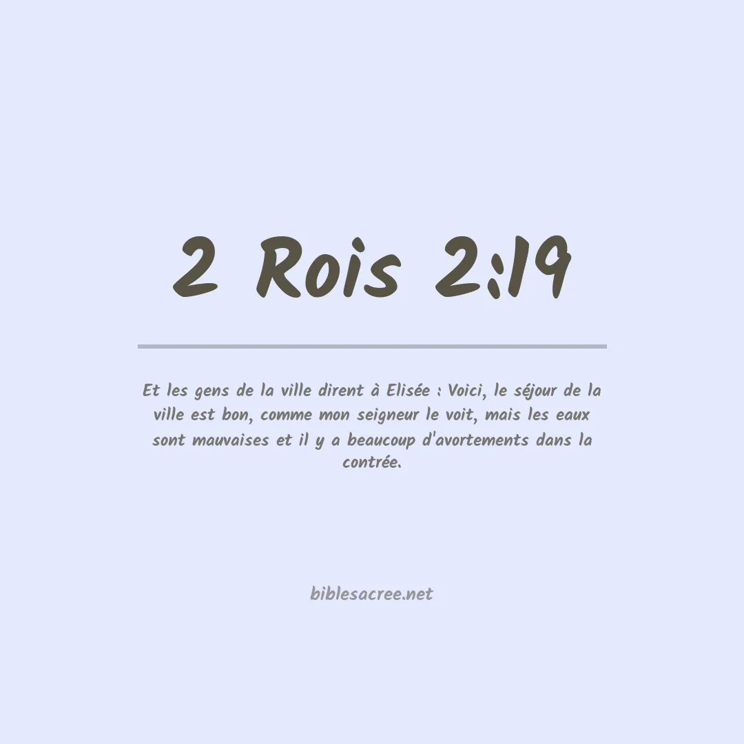 2 Rois - 2:19