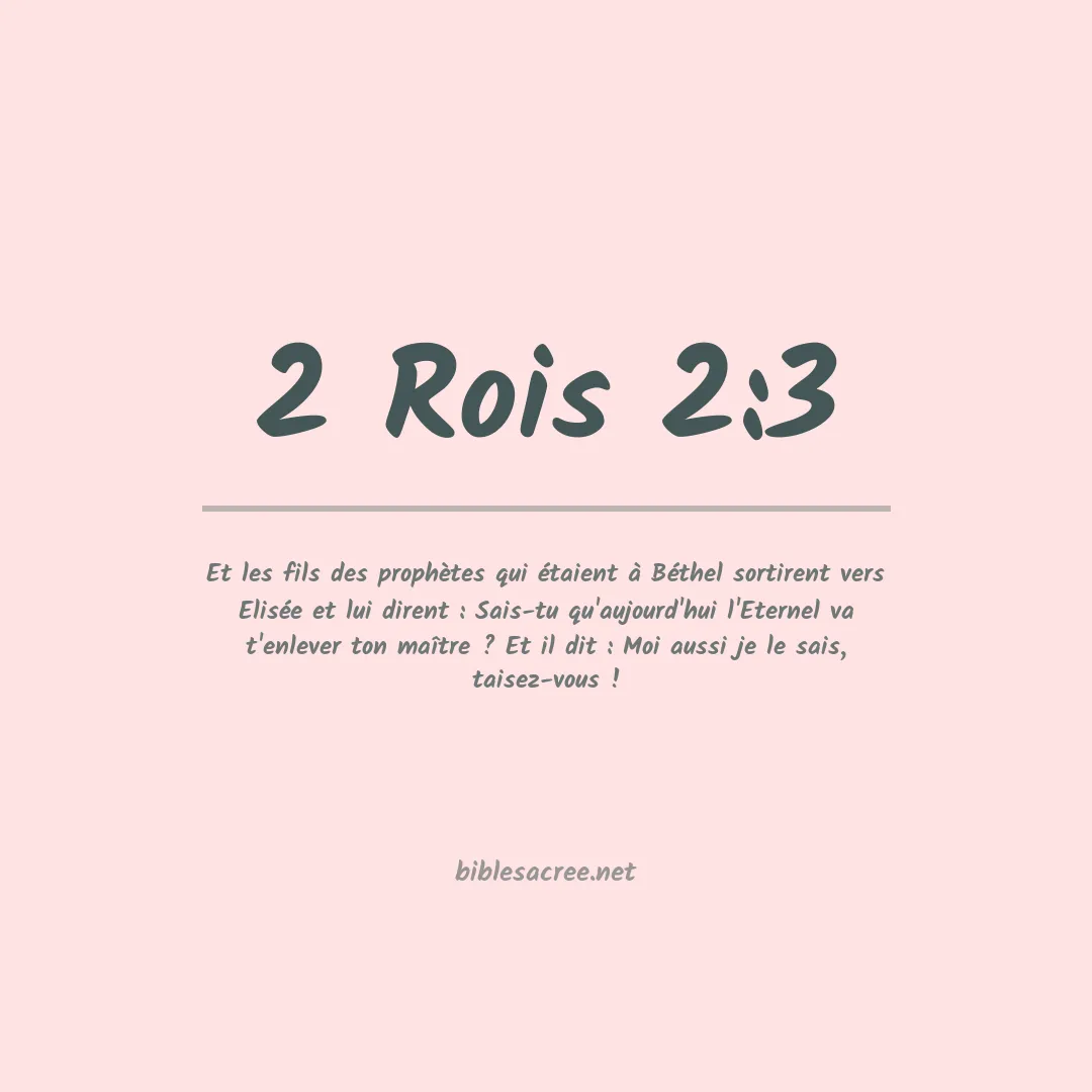 2 Rois - 2:3