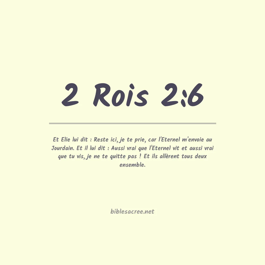 2 Rois - 2:6