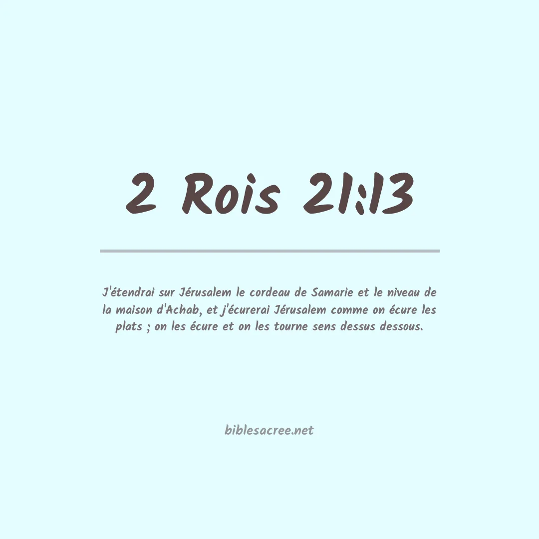 2 Rois - 21:13