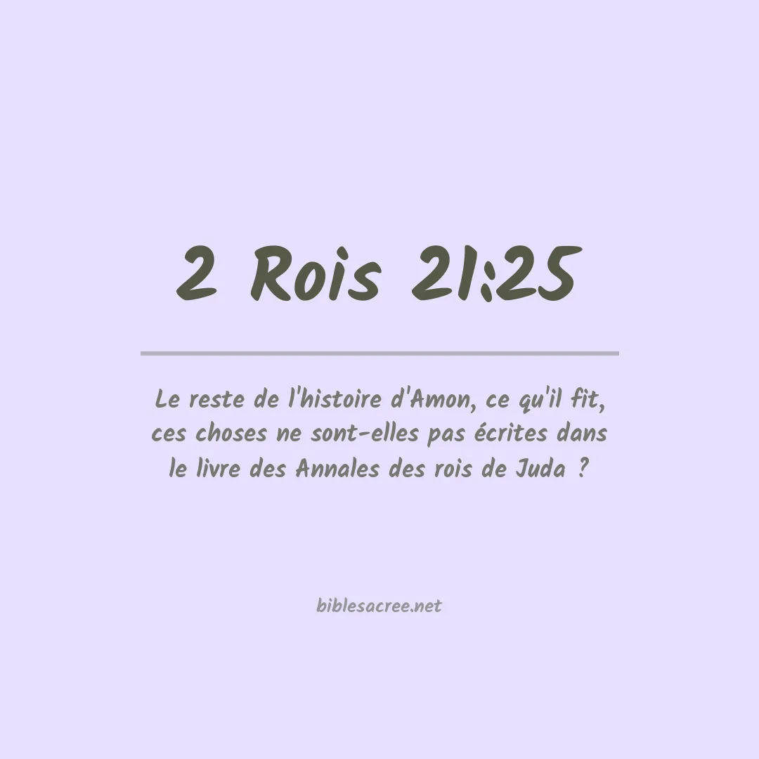 2 Rois - 21:25