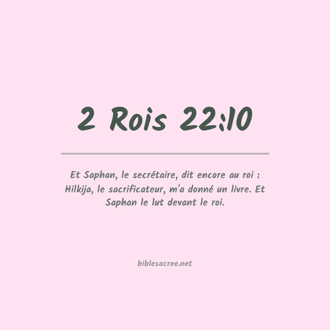 2 Rois - 22:10