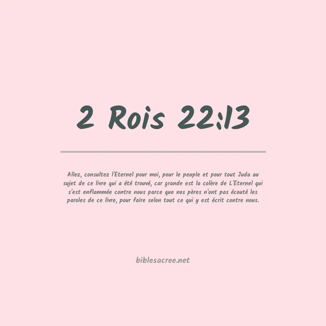 2 Rois - 22:13