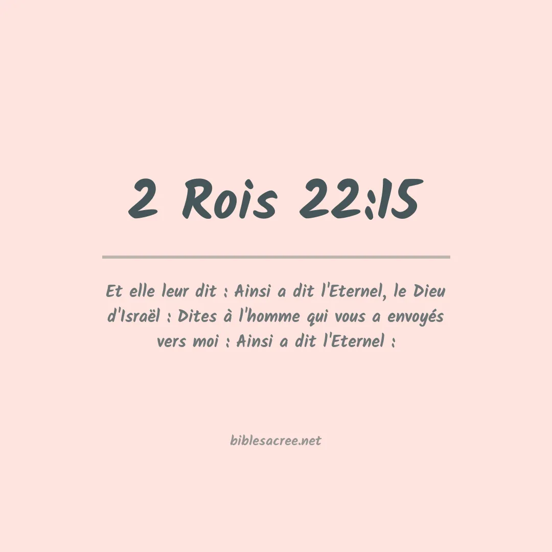 2 Rois - 22:15