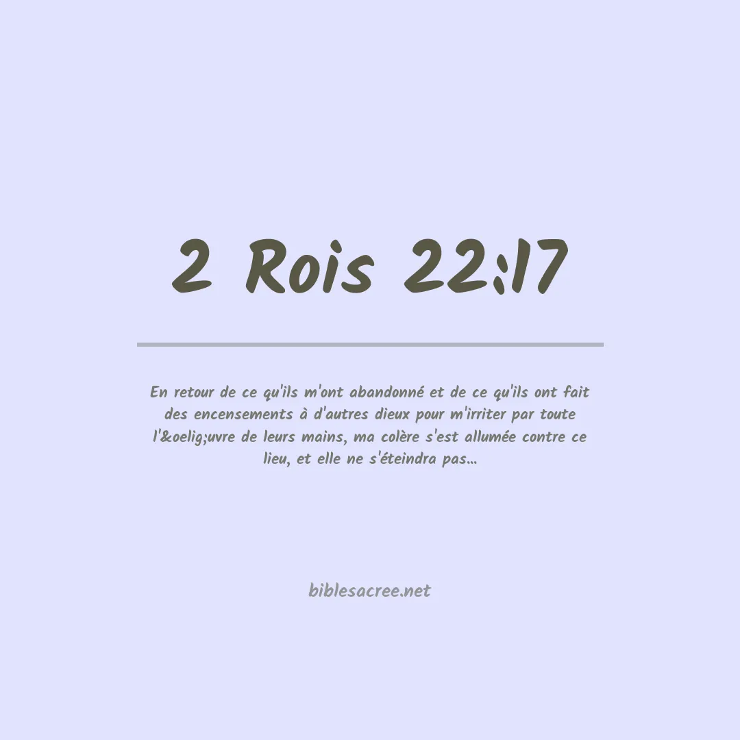 2 Rois - 22:17