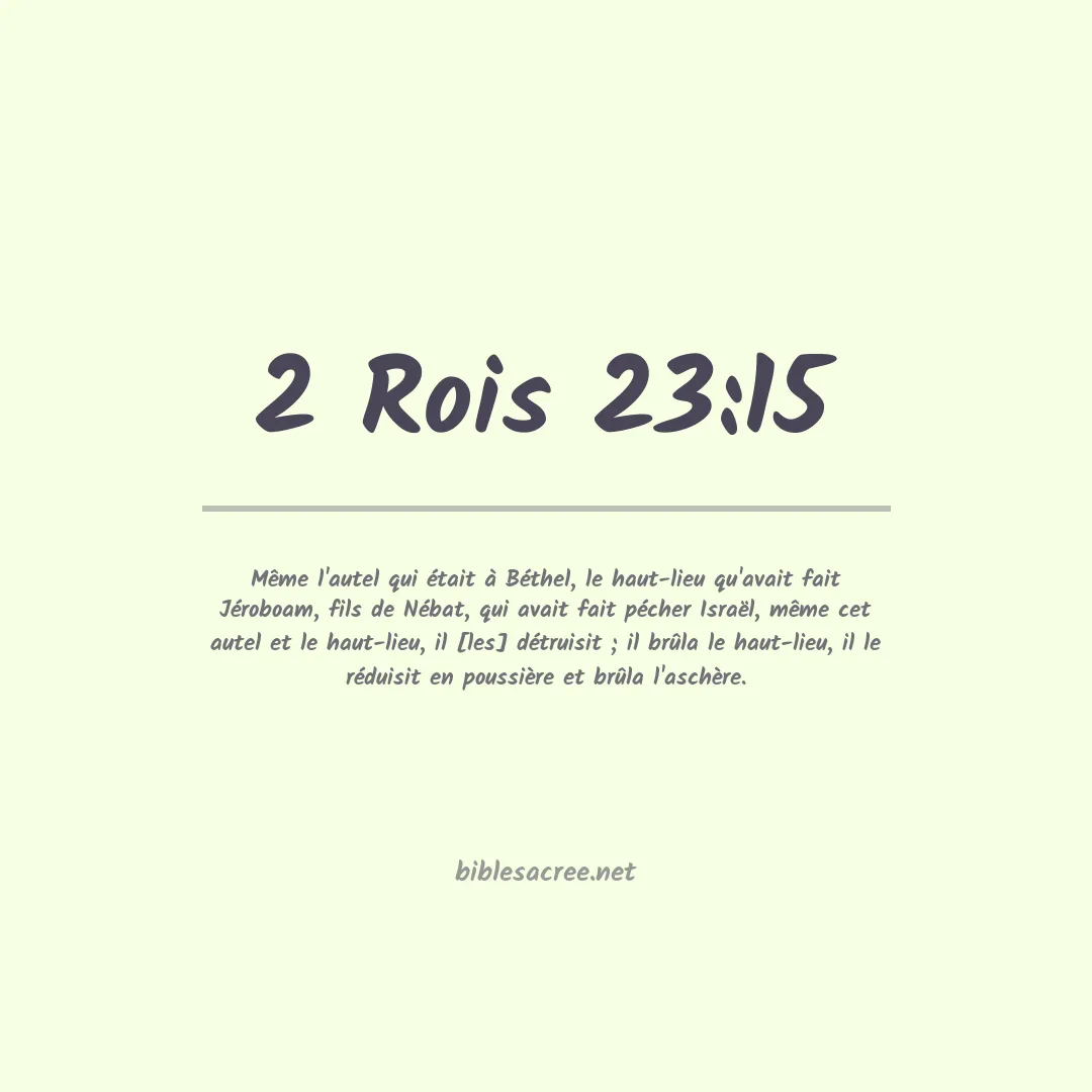 2 Rois - 23:15