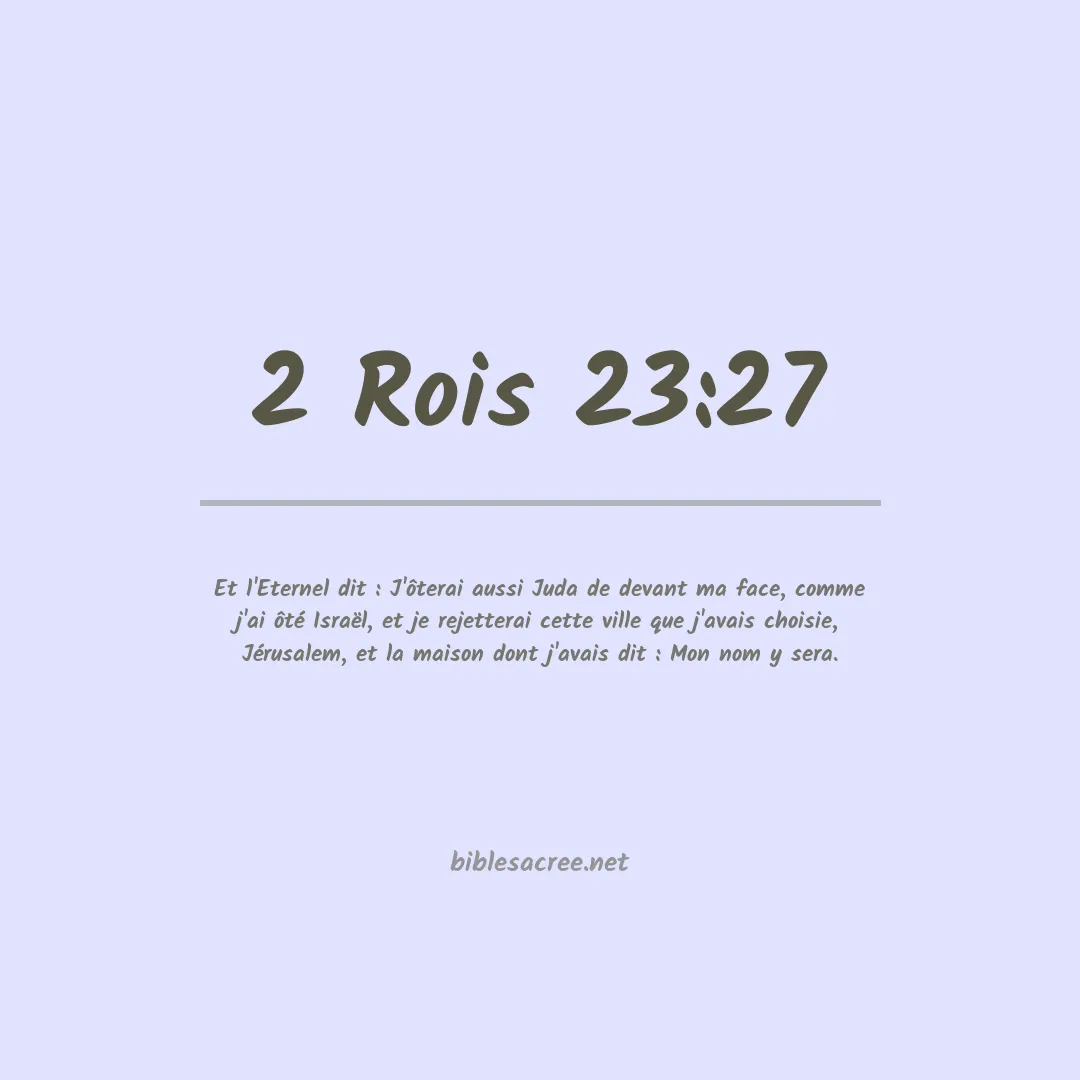 2 Rois - 23:27
