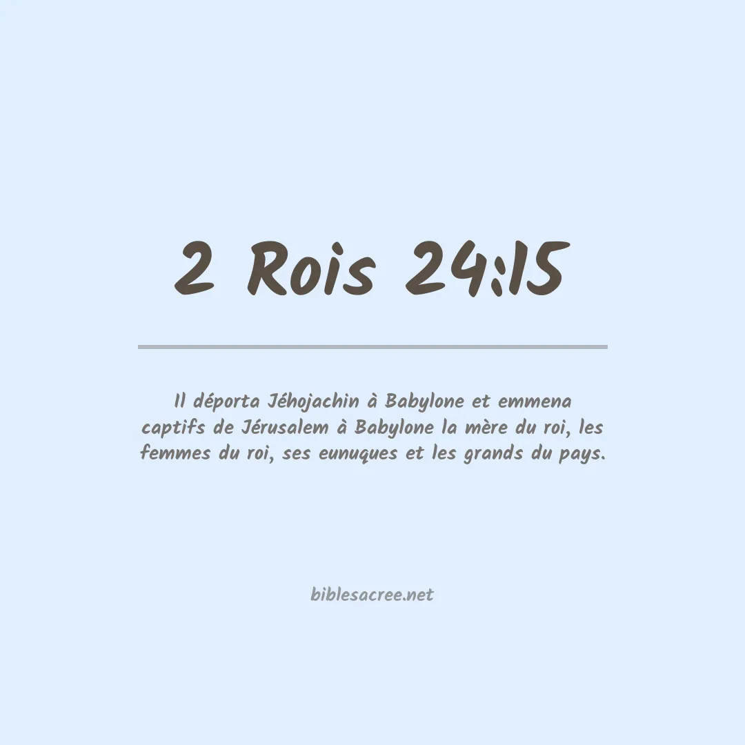 2 Rois - 24:15