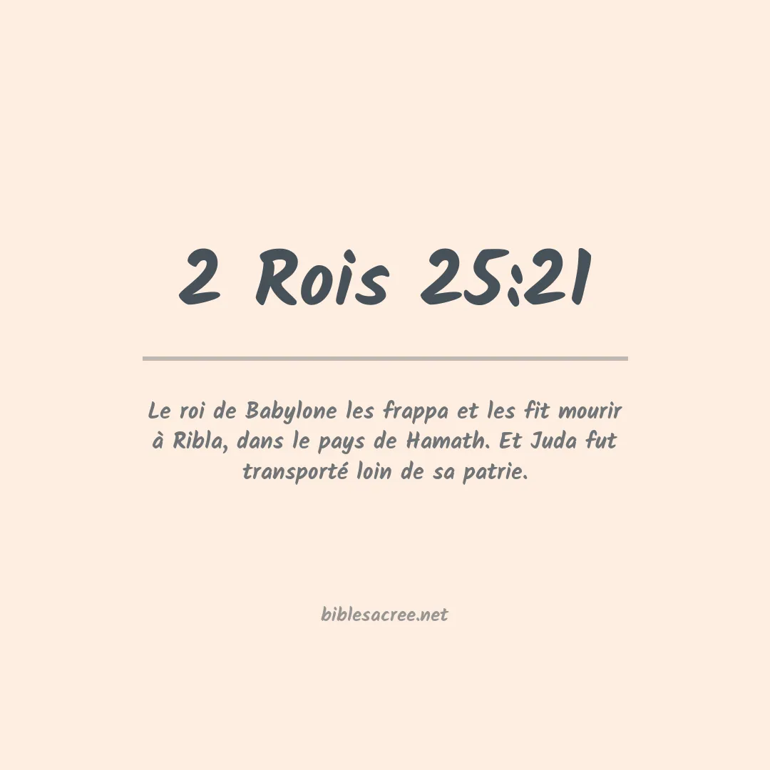 2 Rois - 25:21