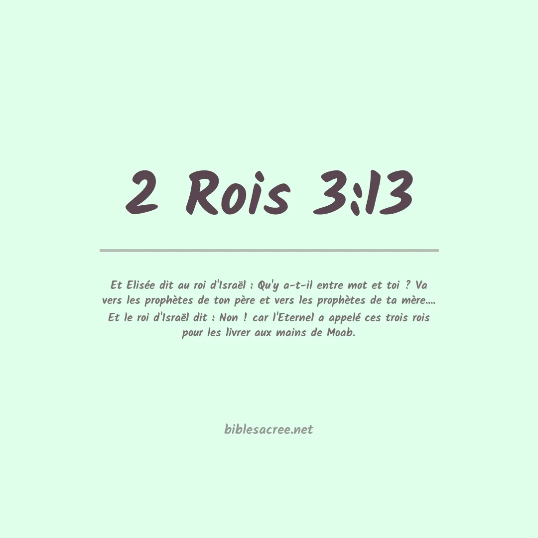 2 Rois - 3:13