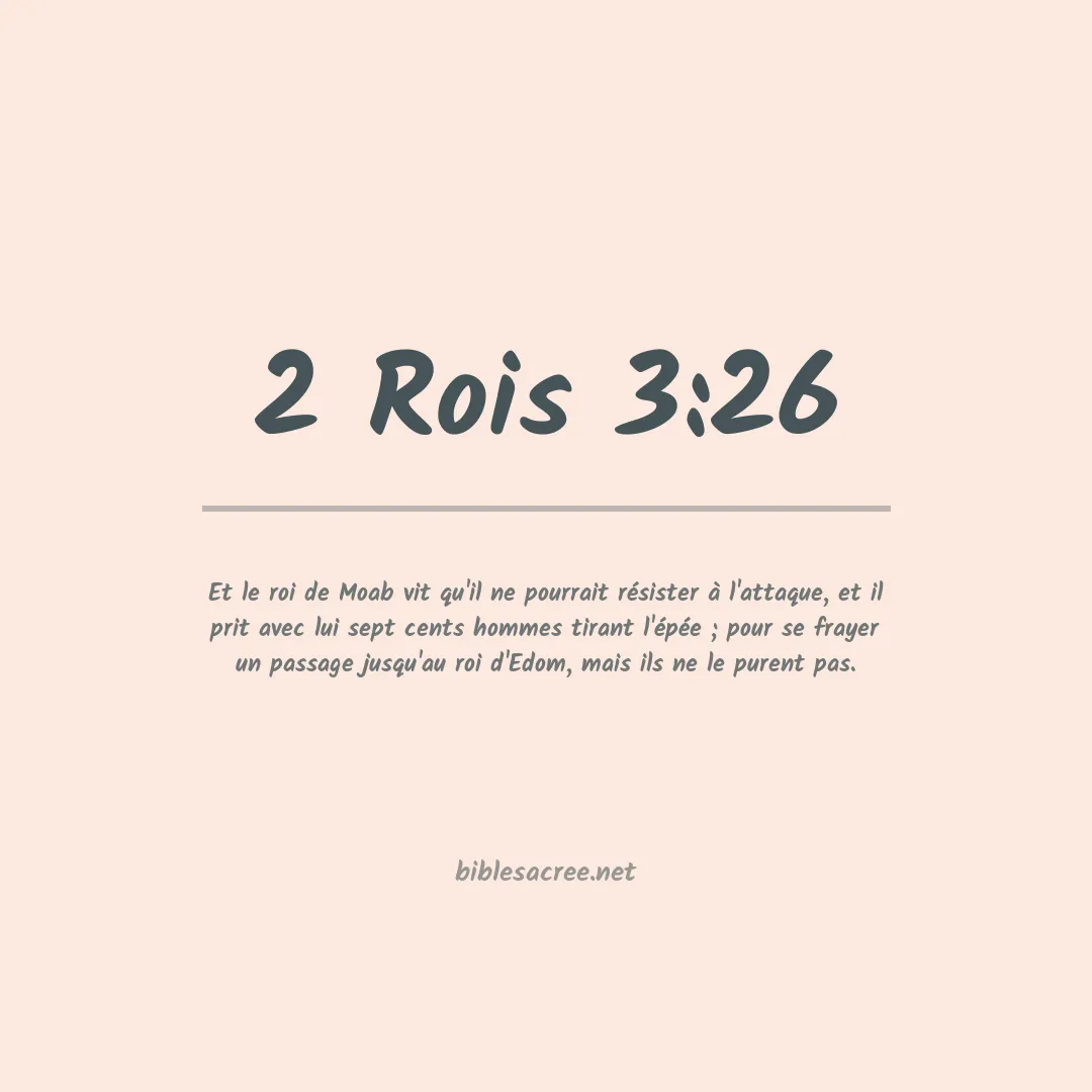 2 Rois - 3:26