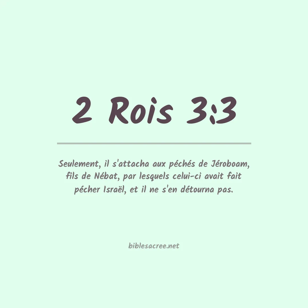 2 Rois - 3:3