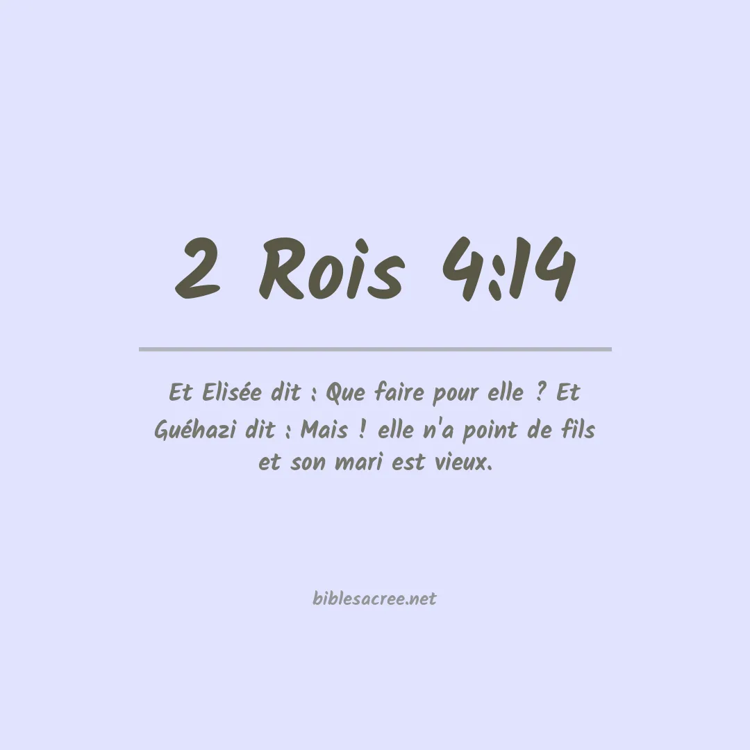 2 Rois - 4:14
