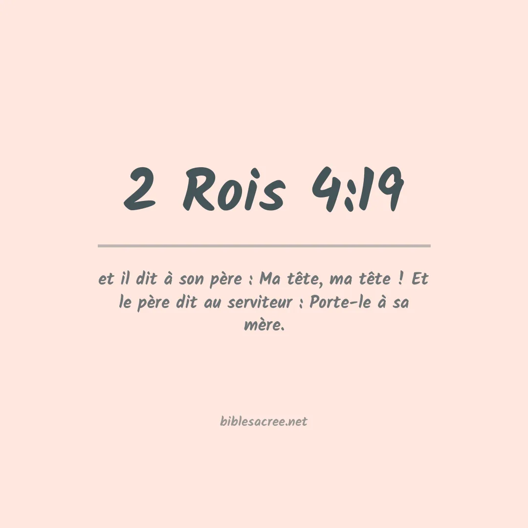 2 Rois - 4:19