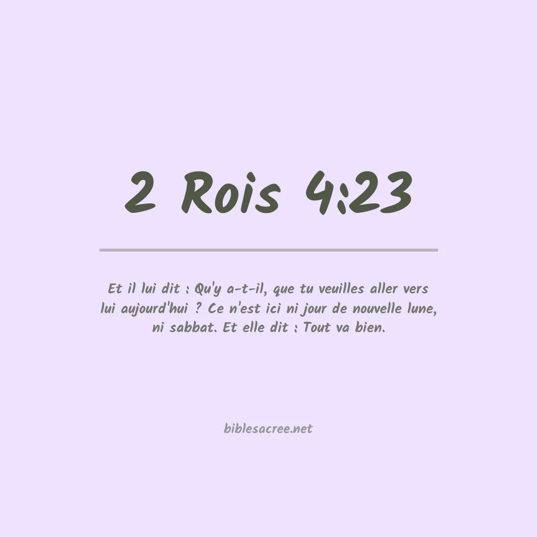 2 Rois - 4:23