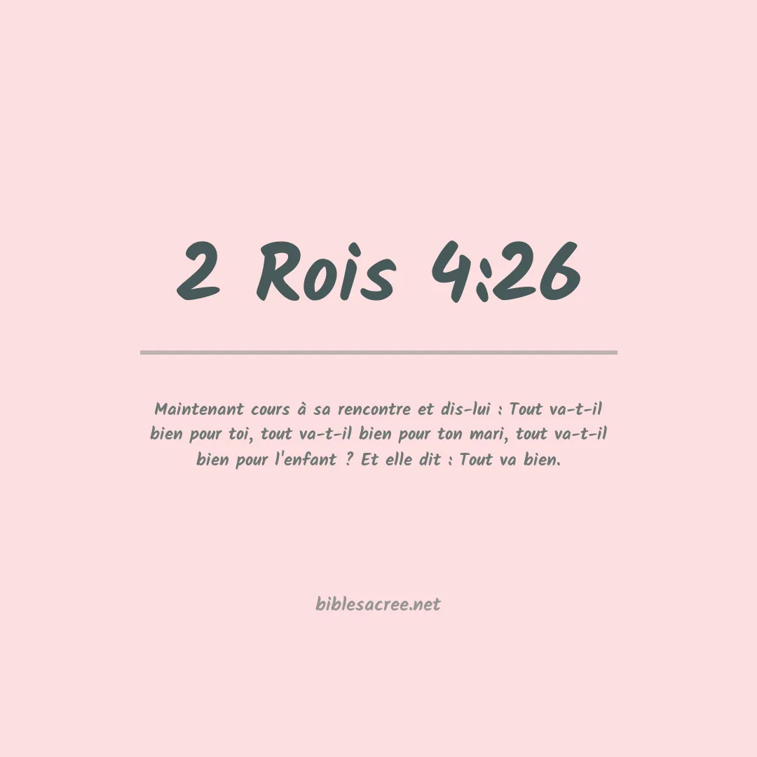 2 Rois - 4:26
