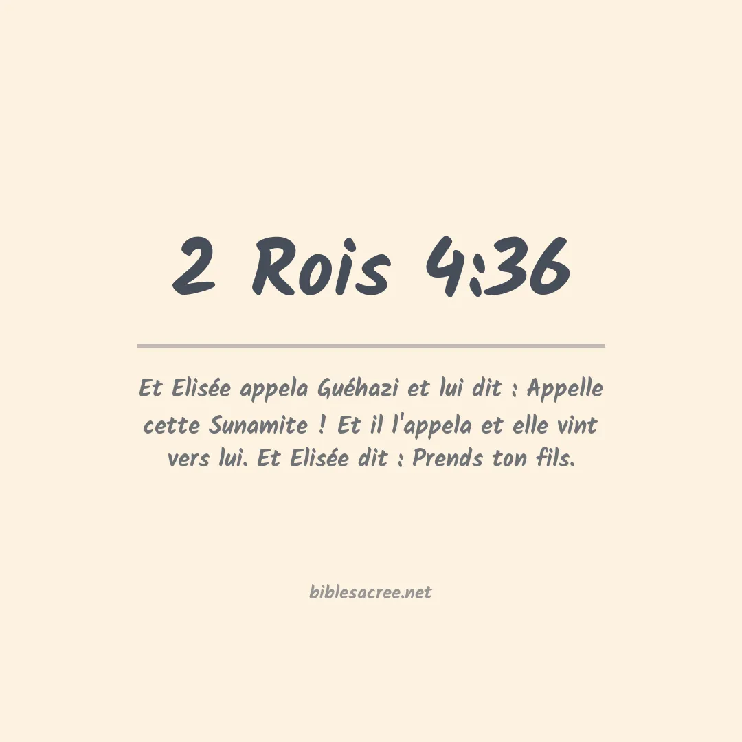 2 Rois - 4:36