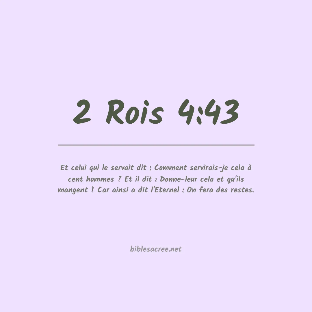 2 Rois - 4:43