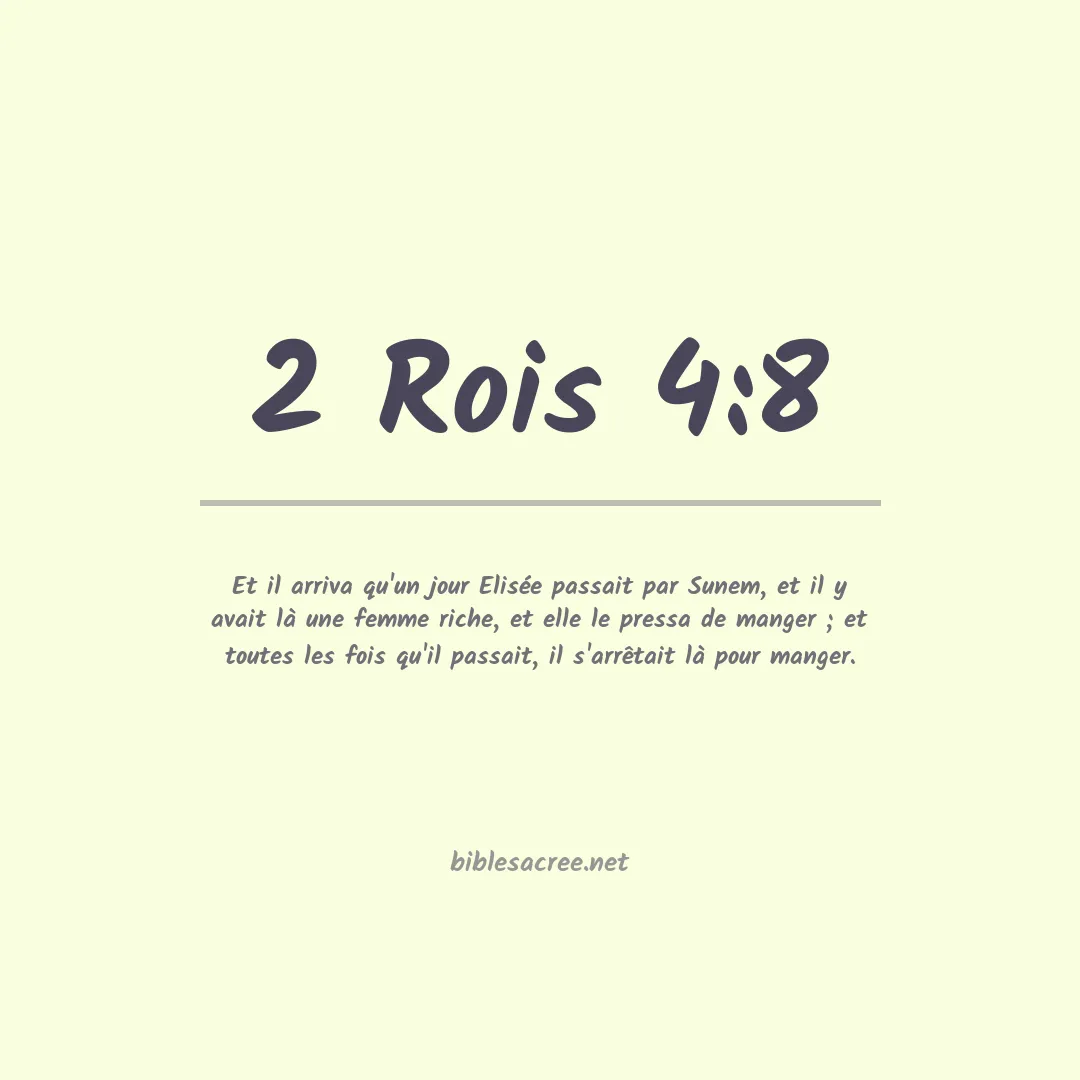 2 Rois - 4:8
