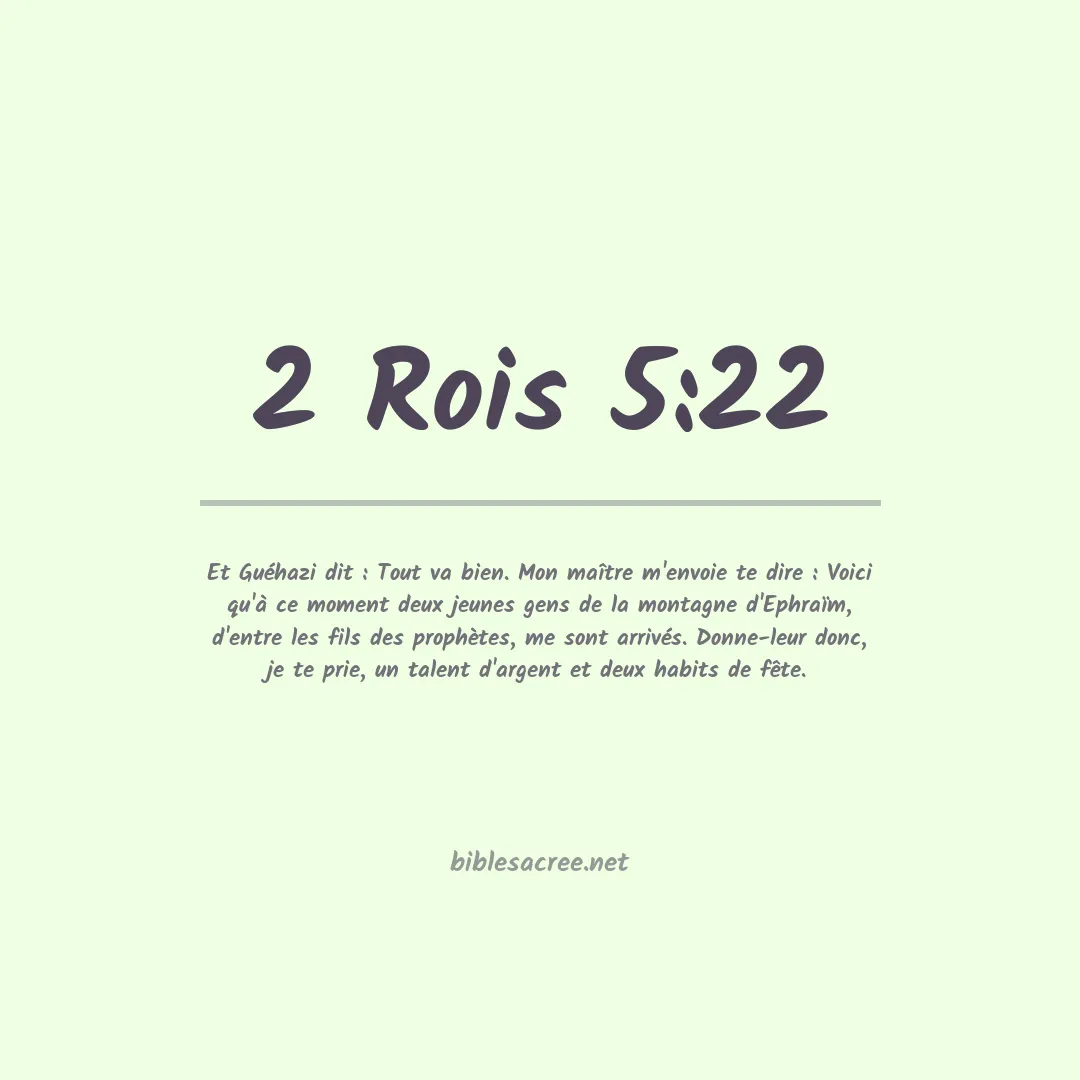 2 Rois - 5:22