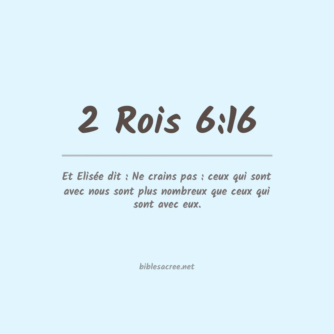 2 Rois - 6:16