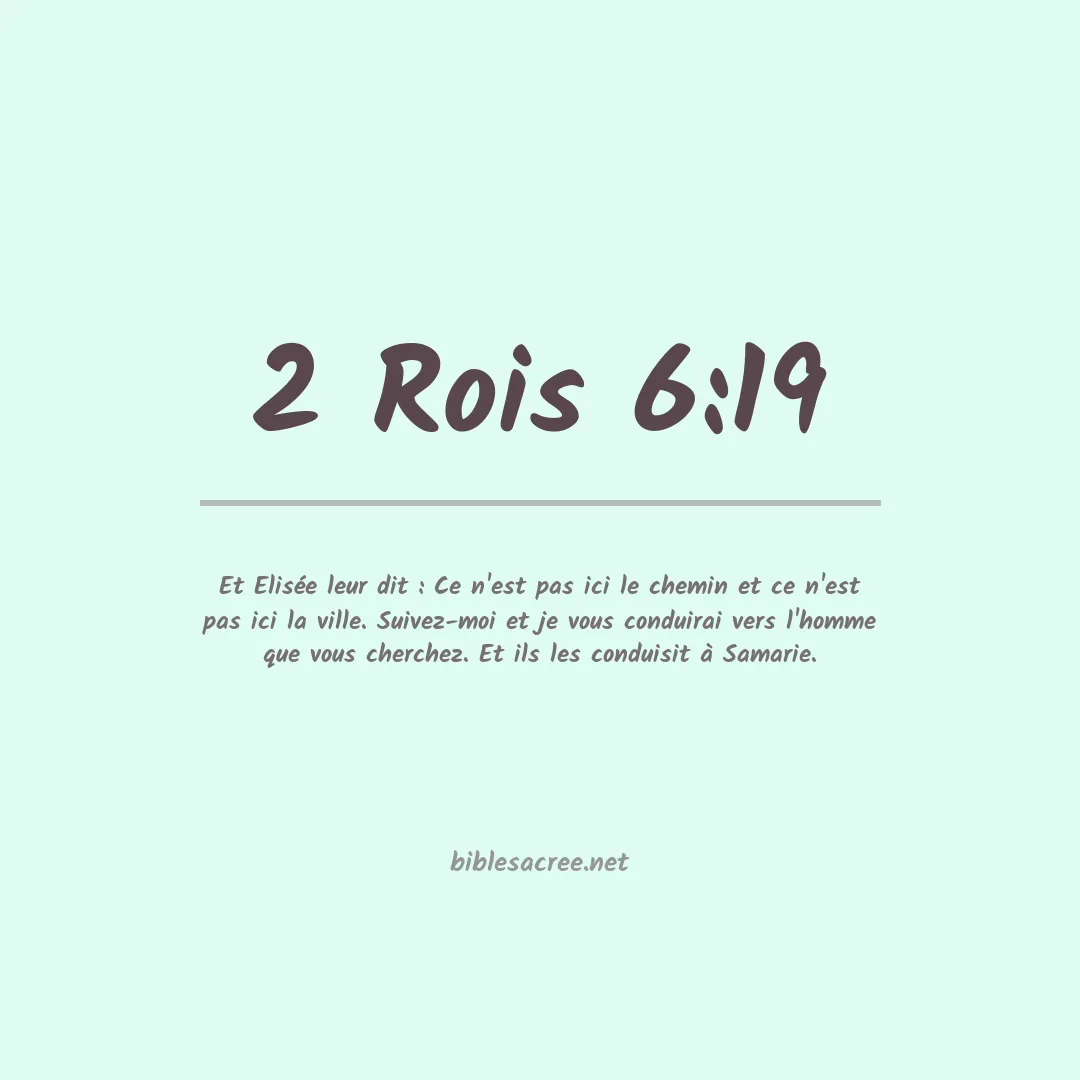 2 Rois - 6:19
