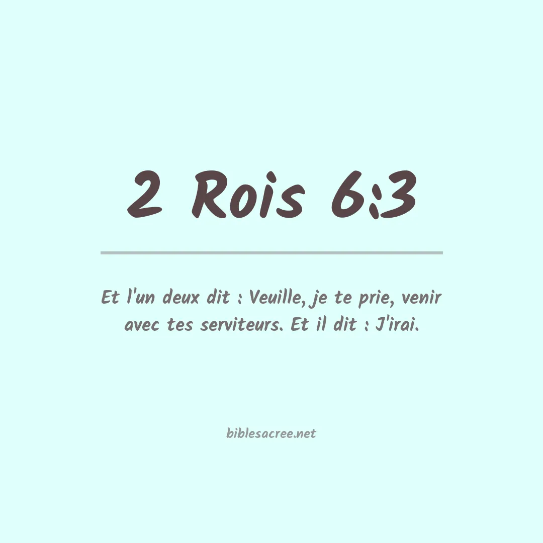 2 Rois - 6:3