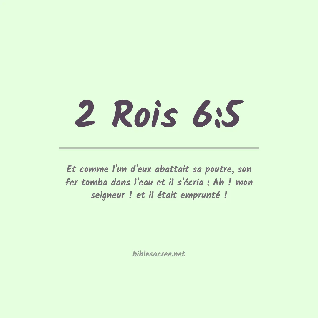 2 Rois - 6:5