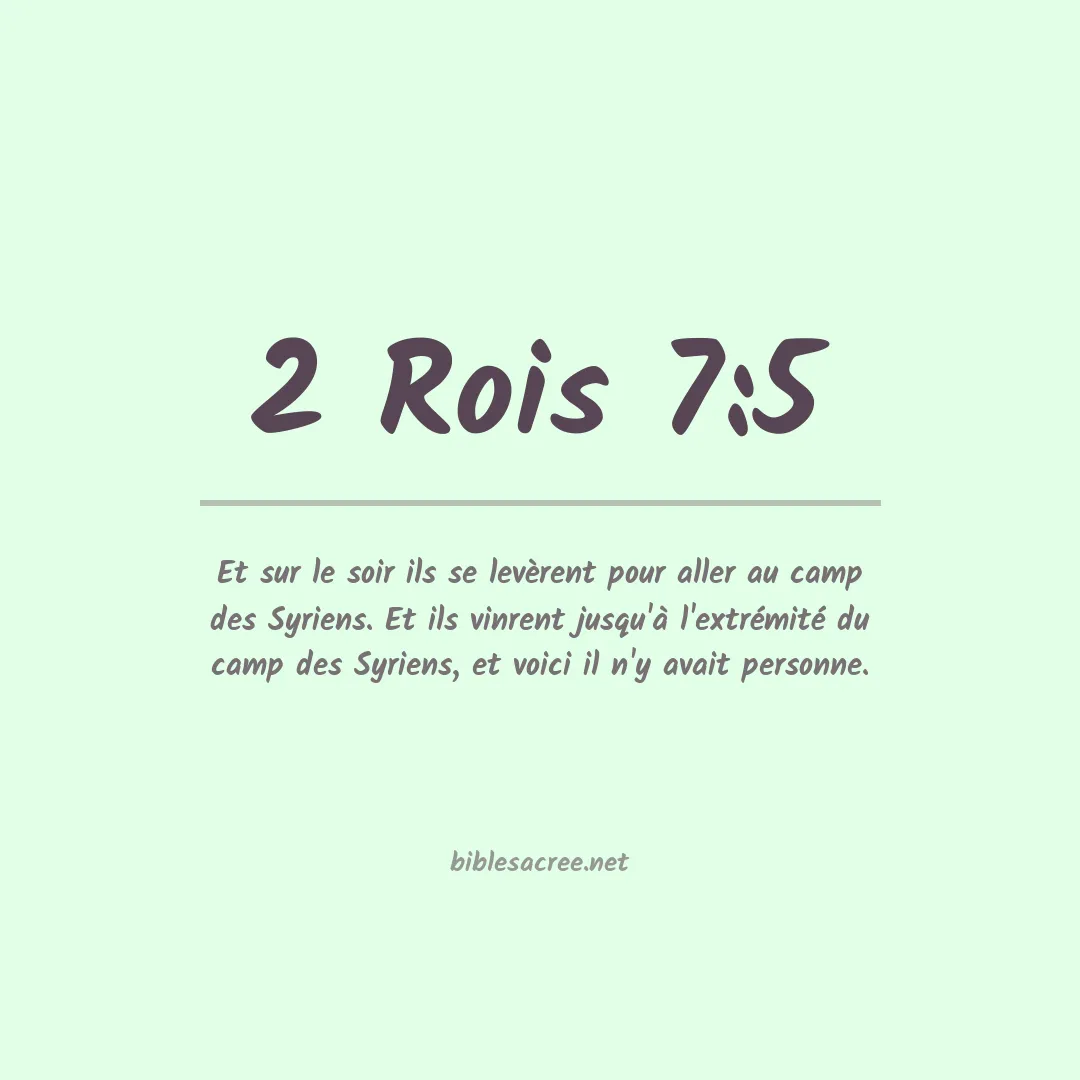 2 Rois - 7:5