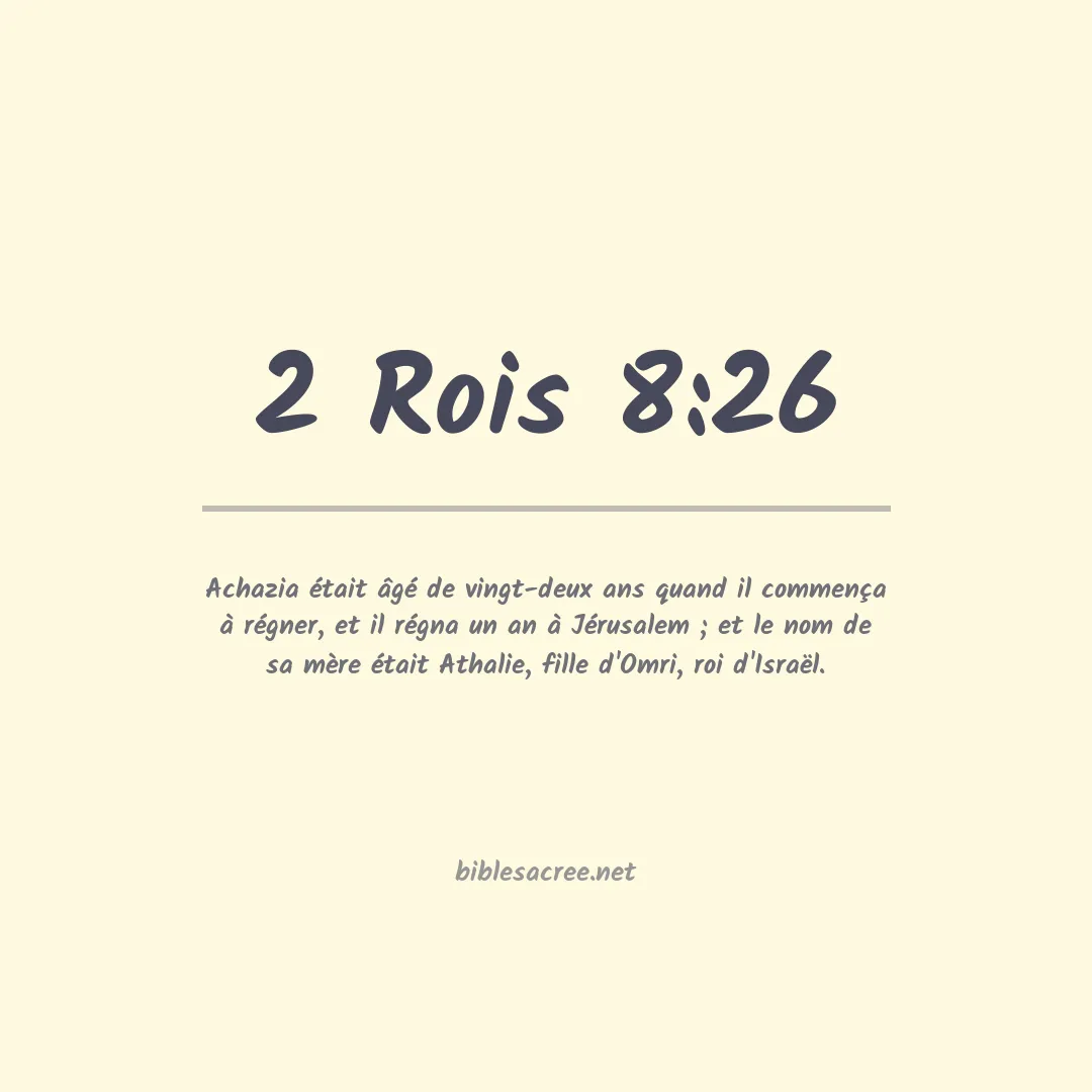 2 Rois - 8:26