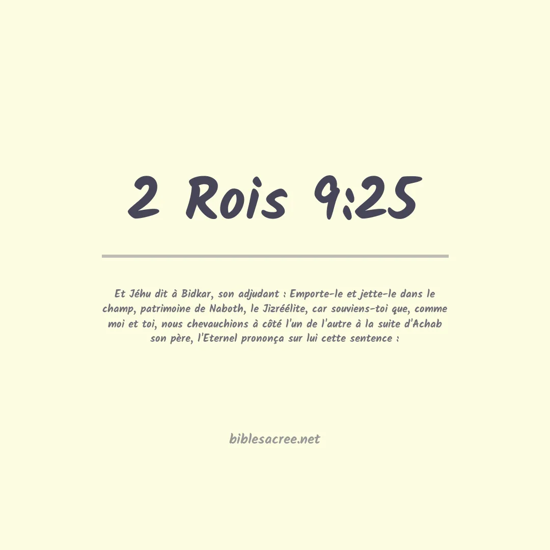 2 Rois - 9:25