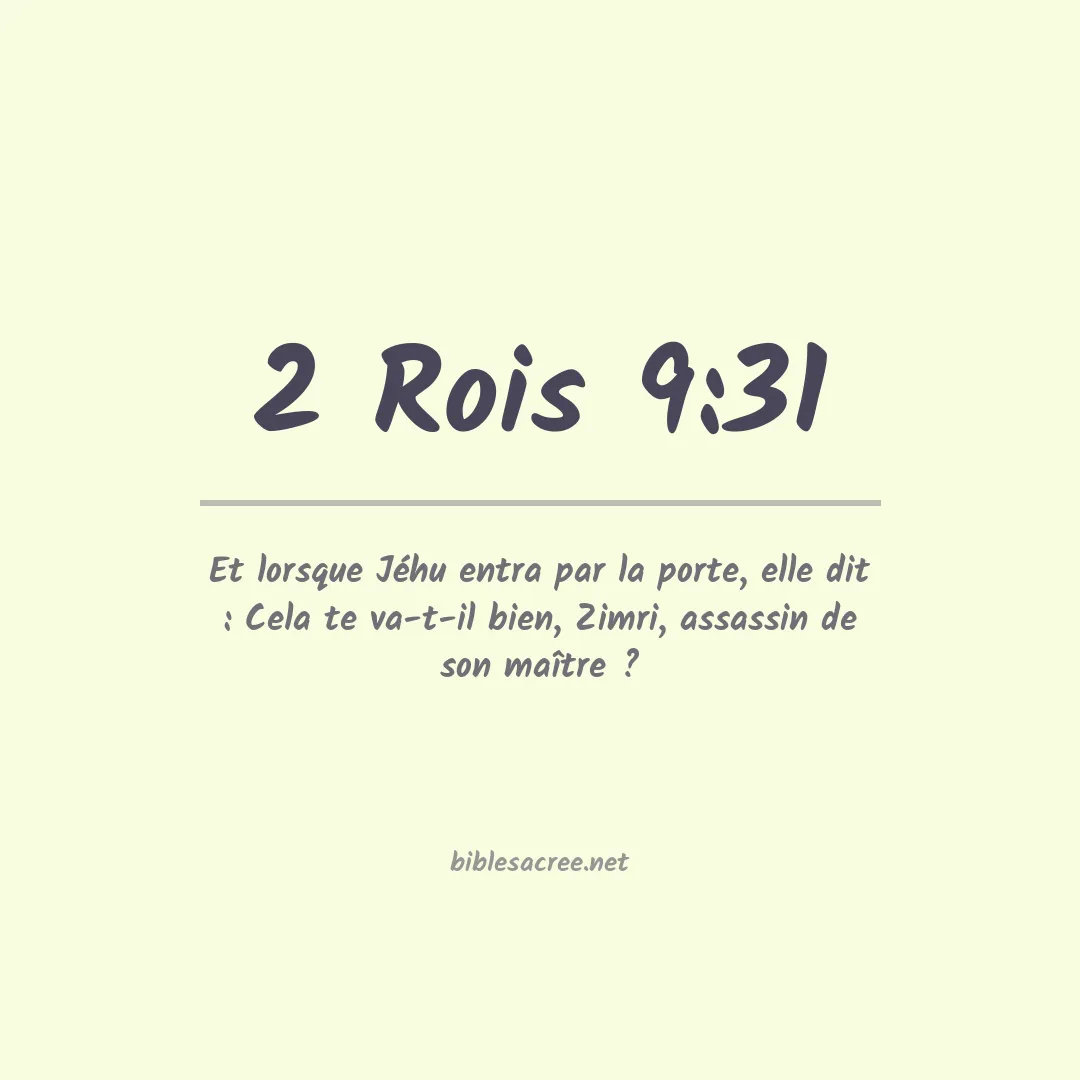 2 Rois - 9:31