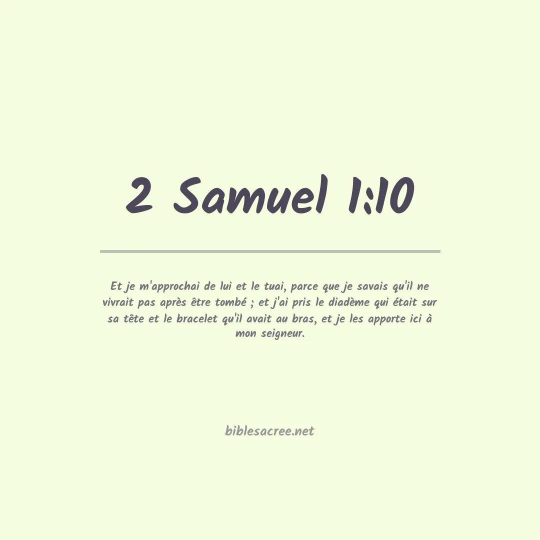 2 Samuel - 1:10