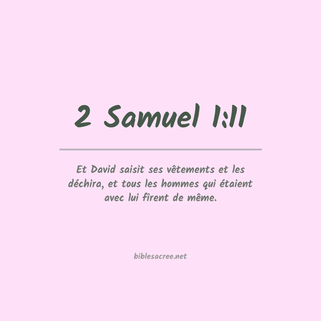 2 Samuel - 1:11