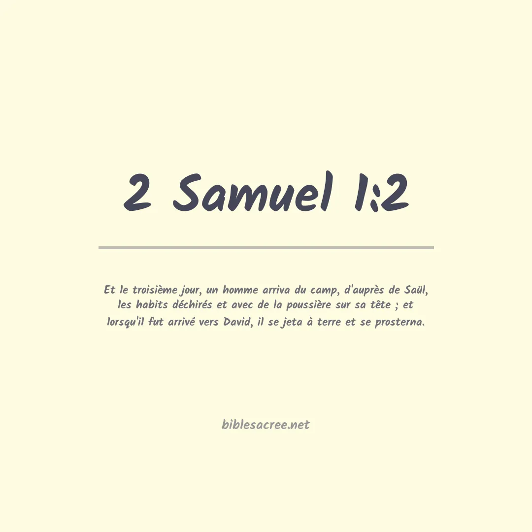 2 Samuel - 1:2