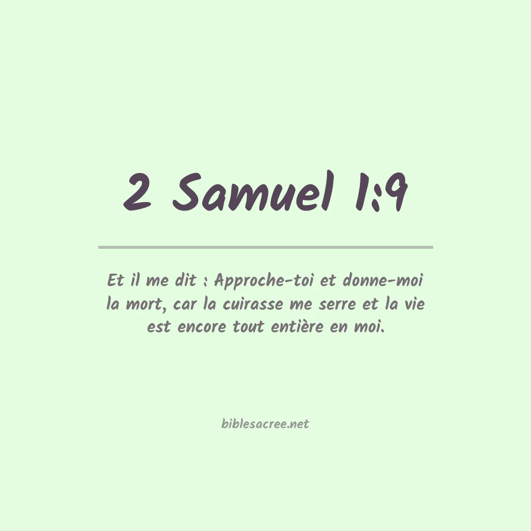 2 Samuel - 1:9