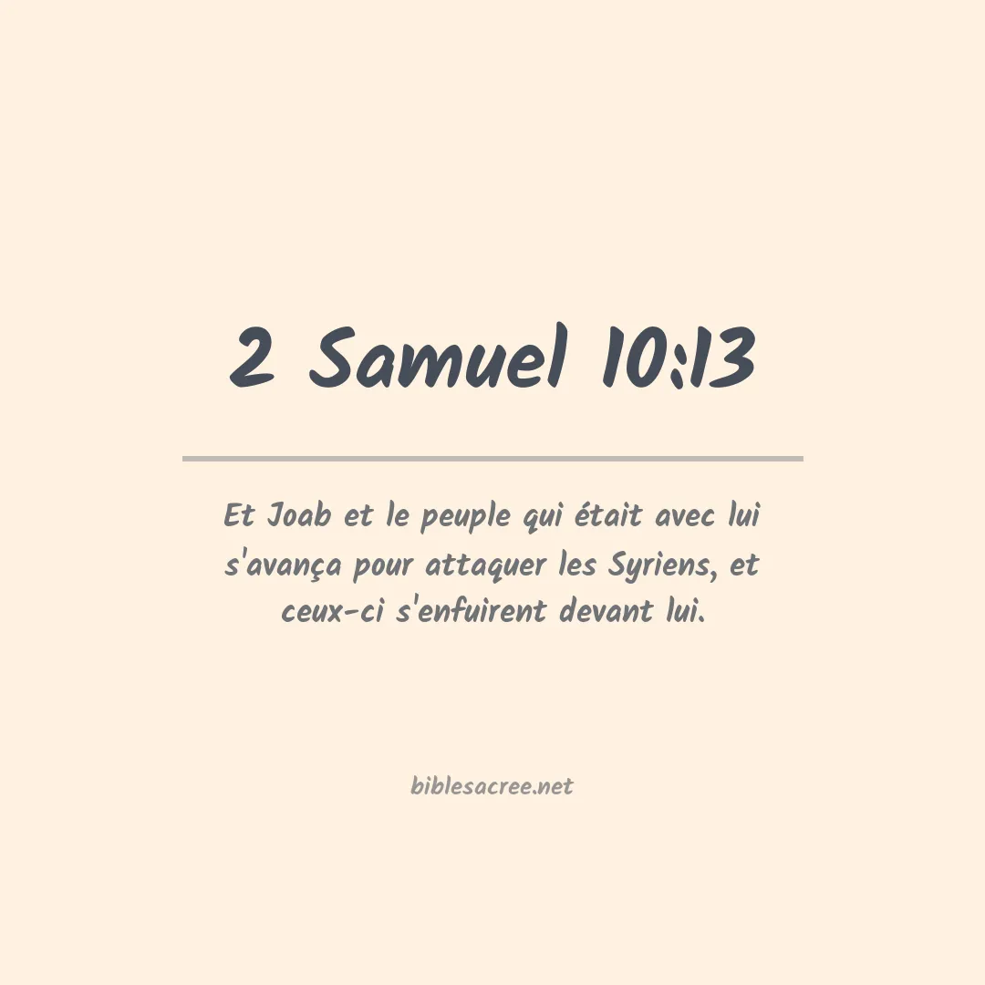 2 Samuel - 10:13
