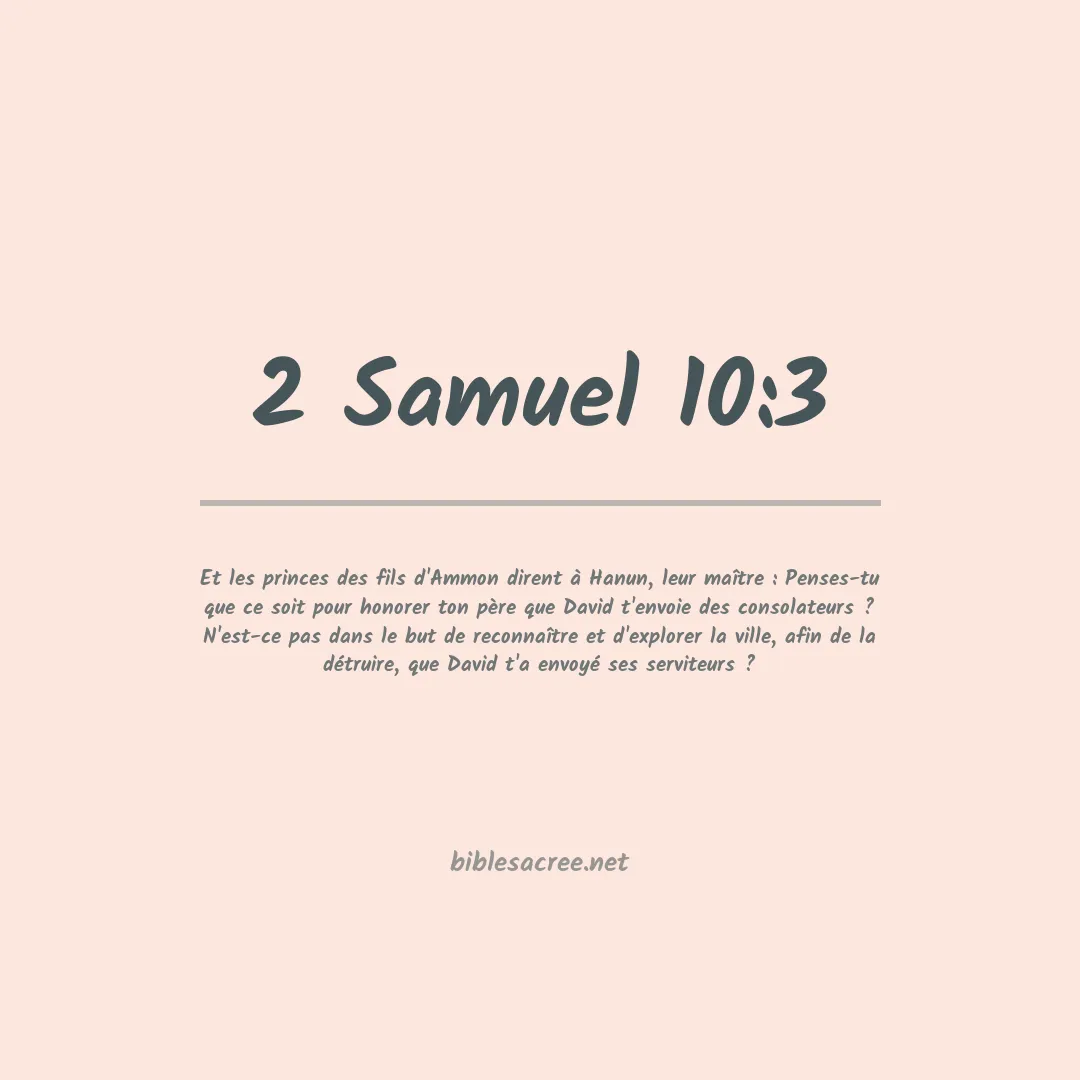2 Samuel - 10:3