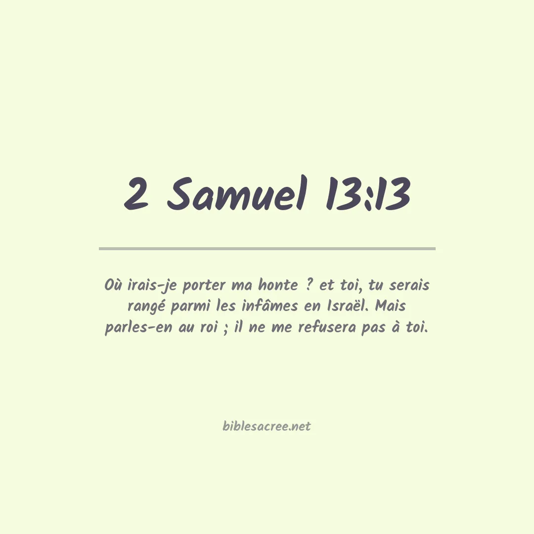 2 Samuel - 13:13