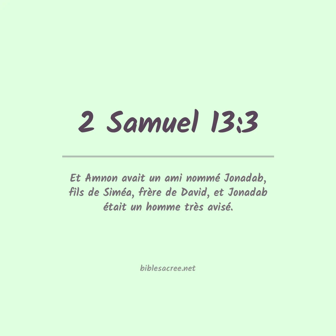 2 Samuel - 13:3