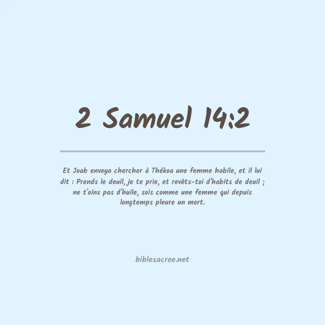 2 Samuel - 14:2