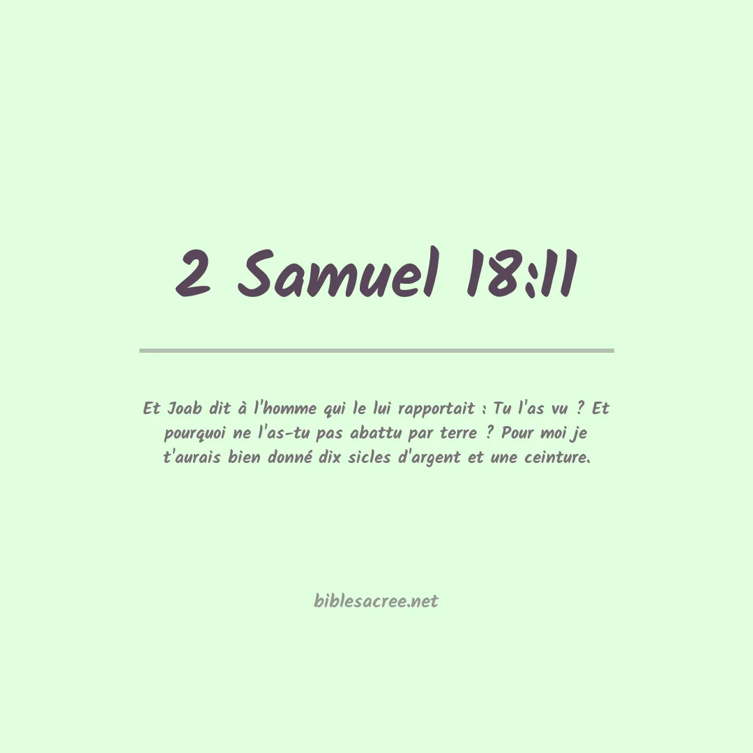 2 Samuel - 18:11