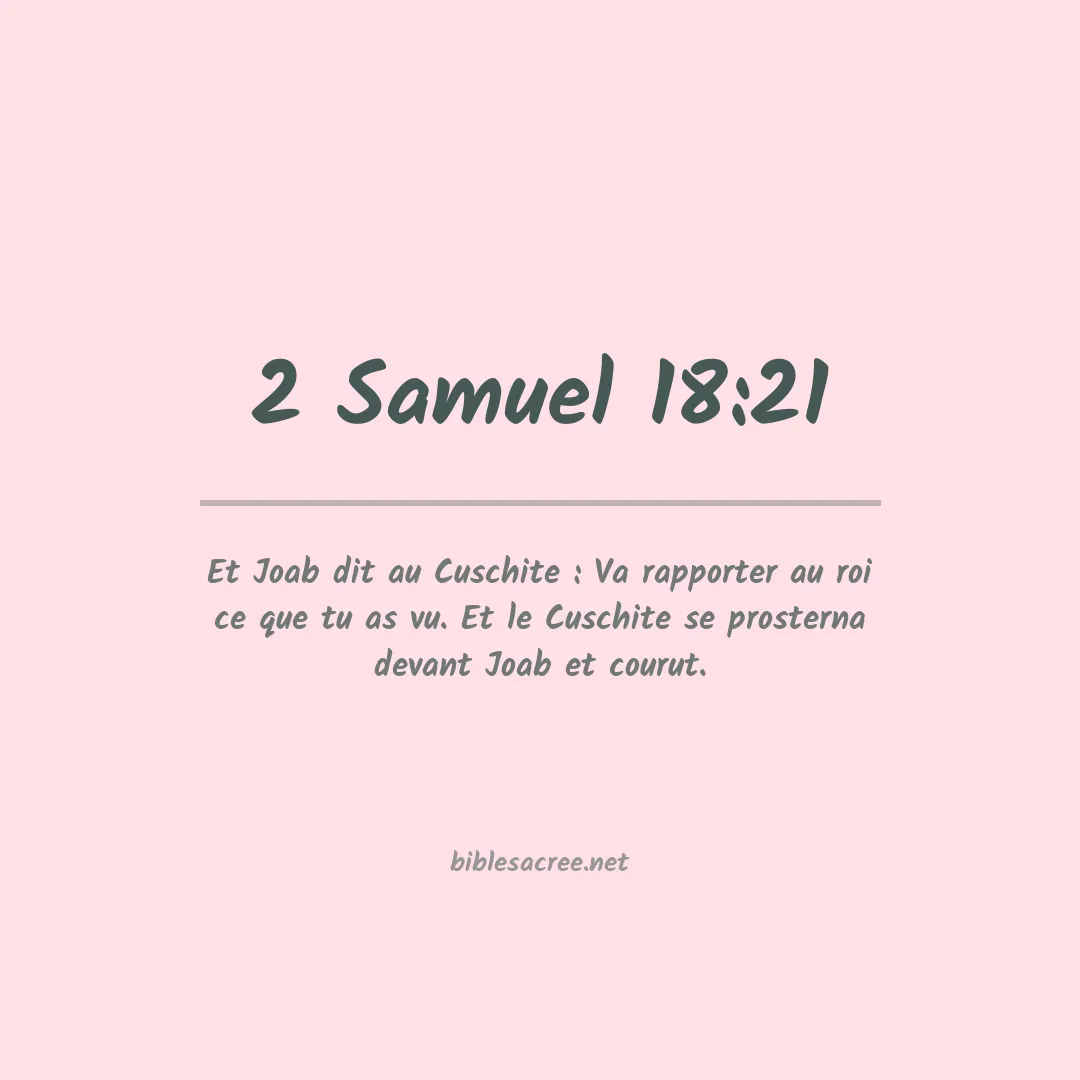 2 Samuel - 18:21