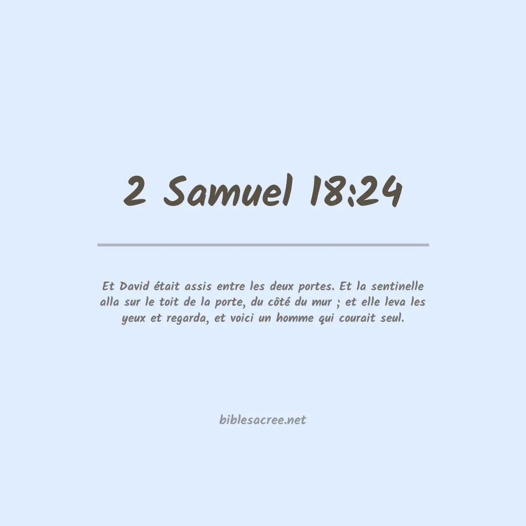 2 Samuel - 18:24