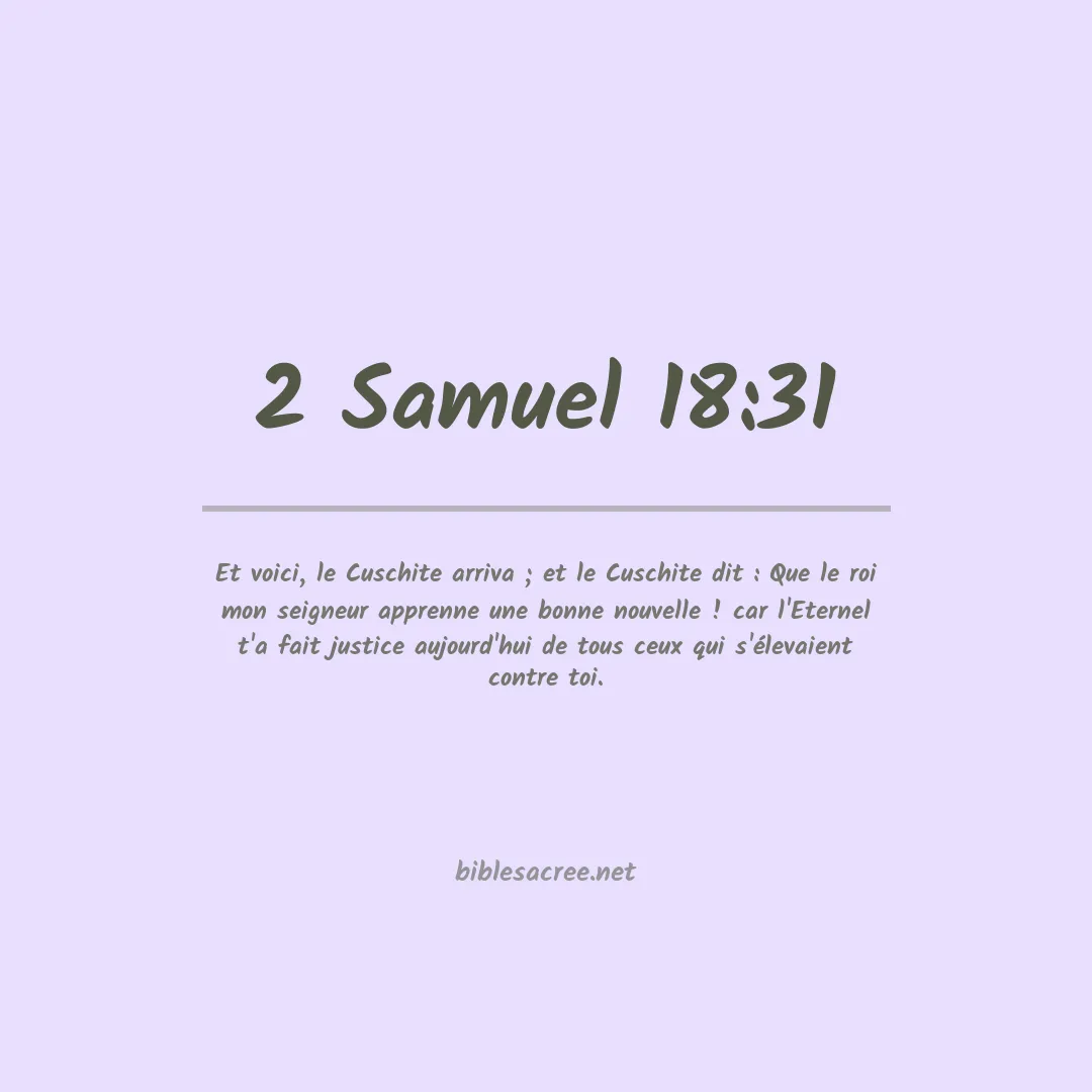 2 Samuel - 18:31
