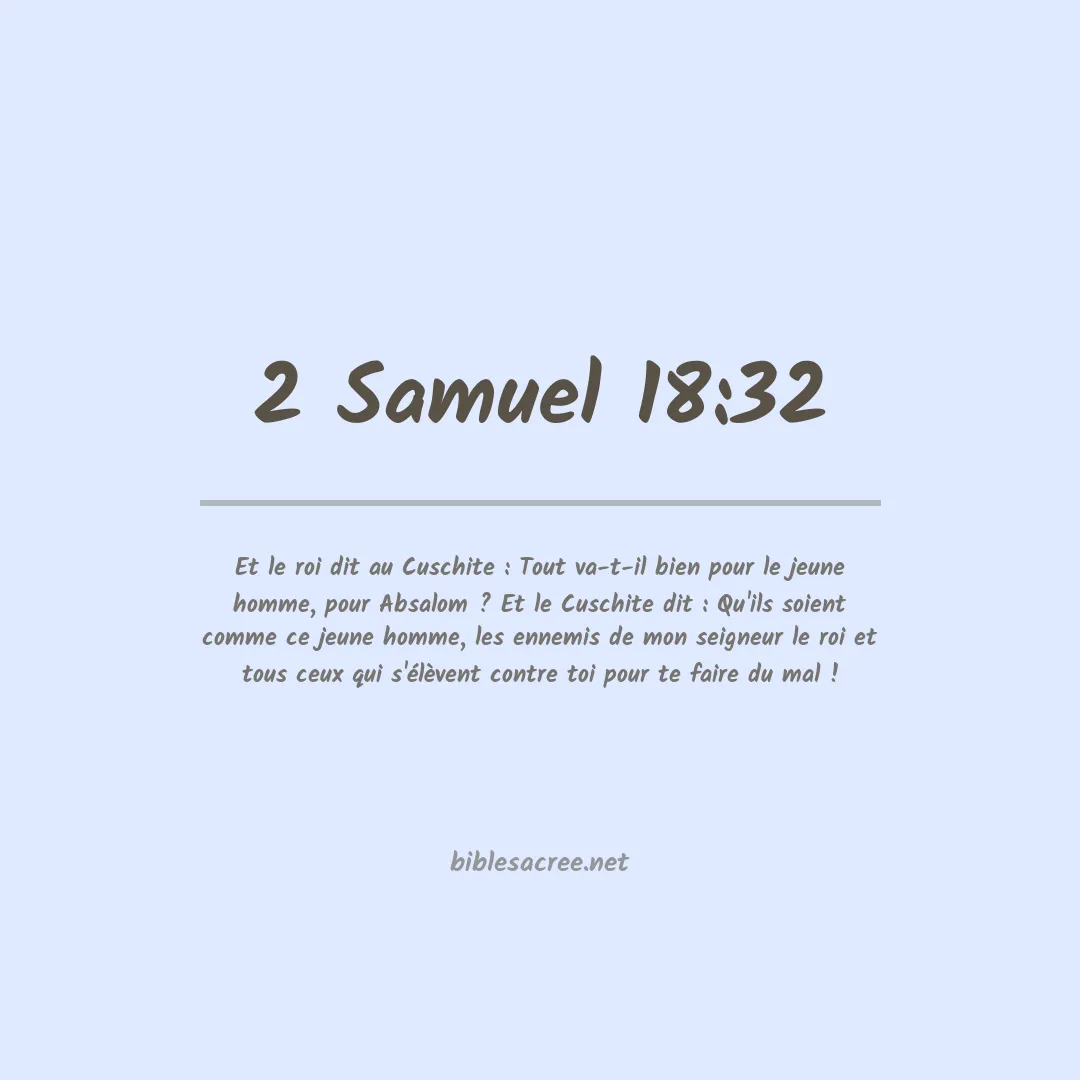 2 Samuel - 18:32