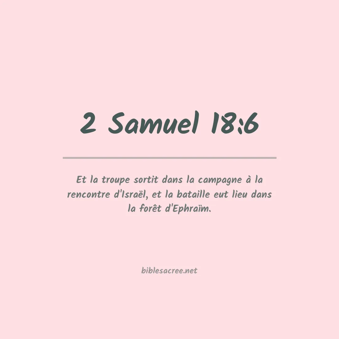 2 Samuel - 18:6