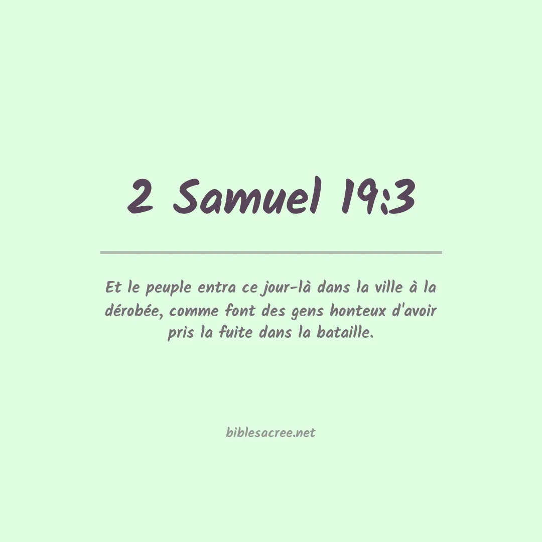 2 Samuel - 19:3